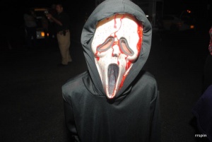 A trick-or-treater last year.