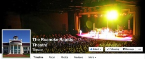 Screen shot of theater&#039;s Facebook page.