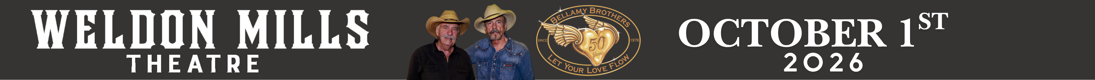 Bellamy Brothers October 1 2026
