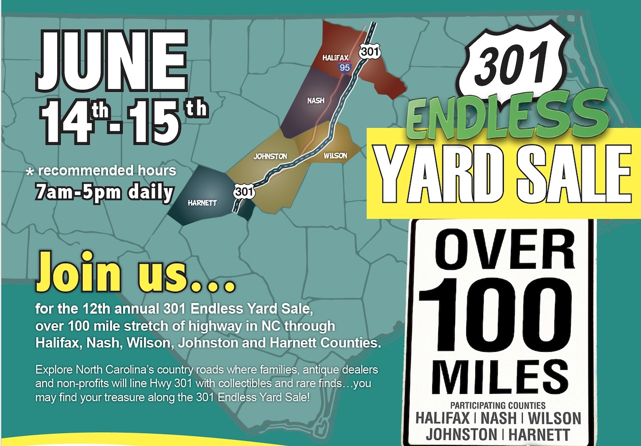 Highway 301 Endless Yard Sale set in June