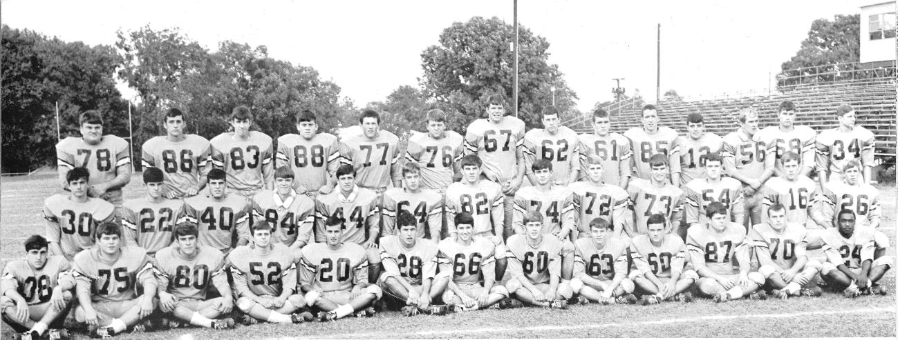 RRHS 1968 Football Team