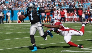 Martin targets Cam Newton in Sunday&#039;s NFL action.