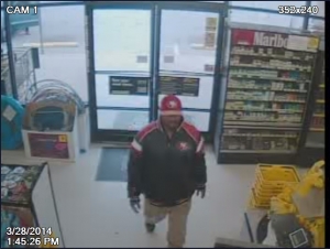Man sought in cleaning product theft