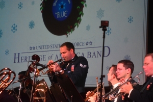 The band pays tribute to Glenn Miller.